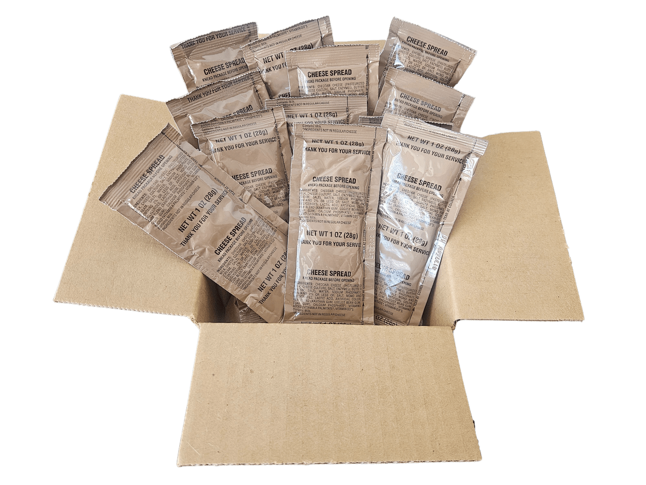 MRE Cheese Spread, Cheddar - Epidemic Proof