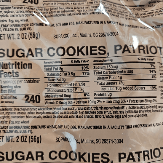 Halal MRE - Chicken and Vegetables - Epidemic Proof