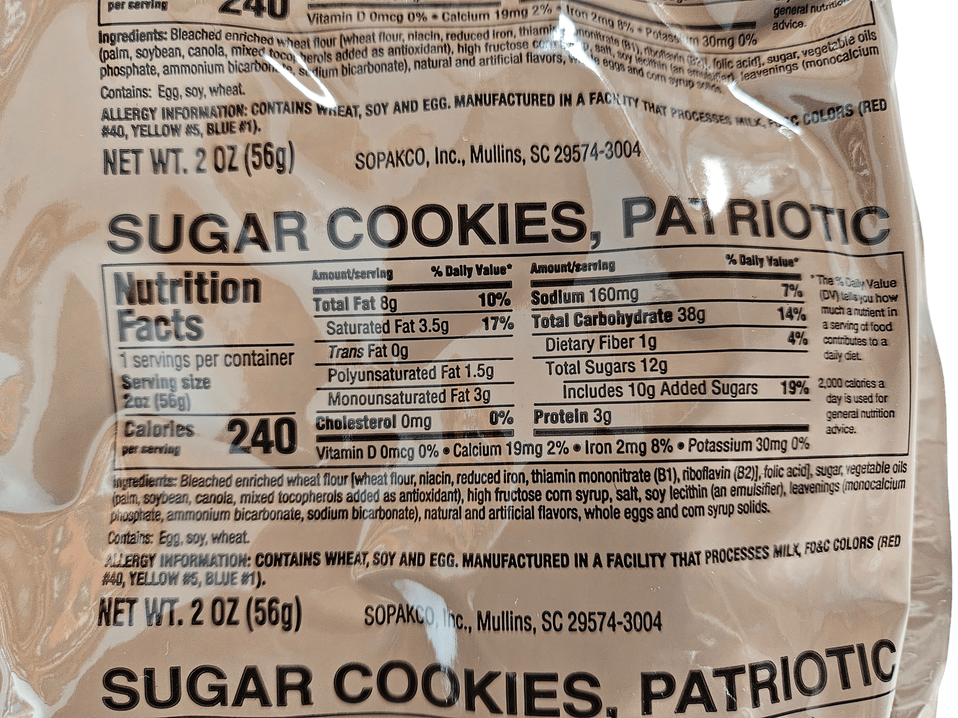 Halal MRE - Chicken and Vegetables - Epidemic Proof