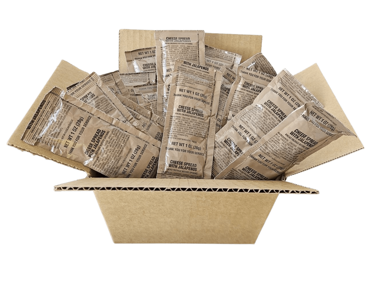 MRE Cheese Spread, Jalapeno Cheddar - Epidemic Proof