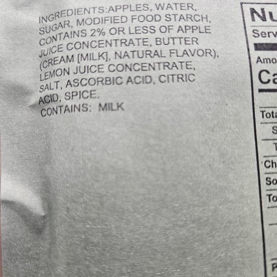 Dessert - Apple Pieces in Spiced Sauce - Epidemic Proof