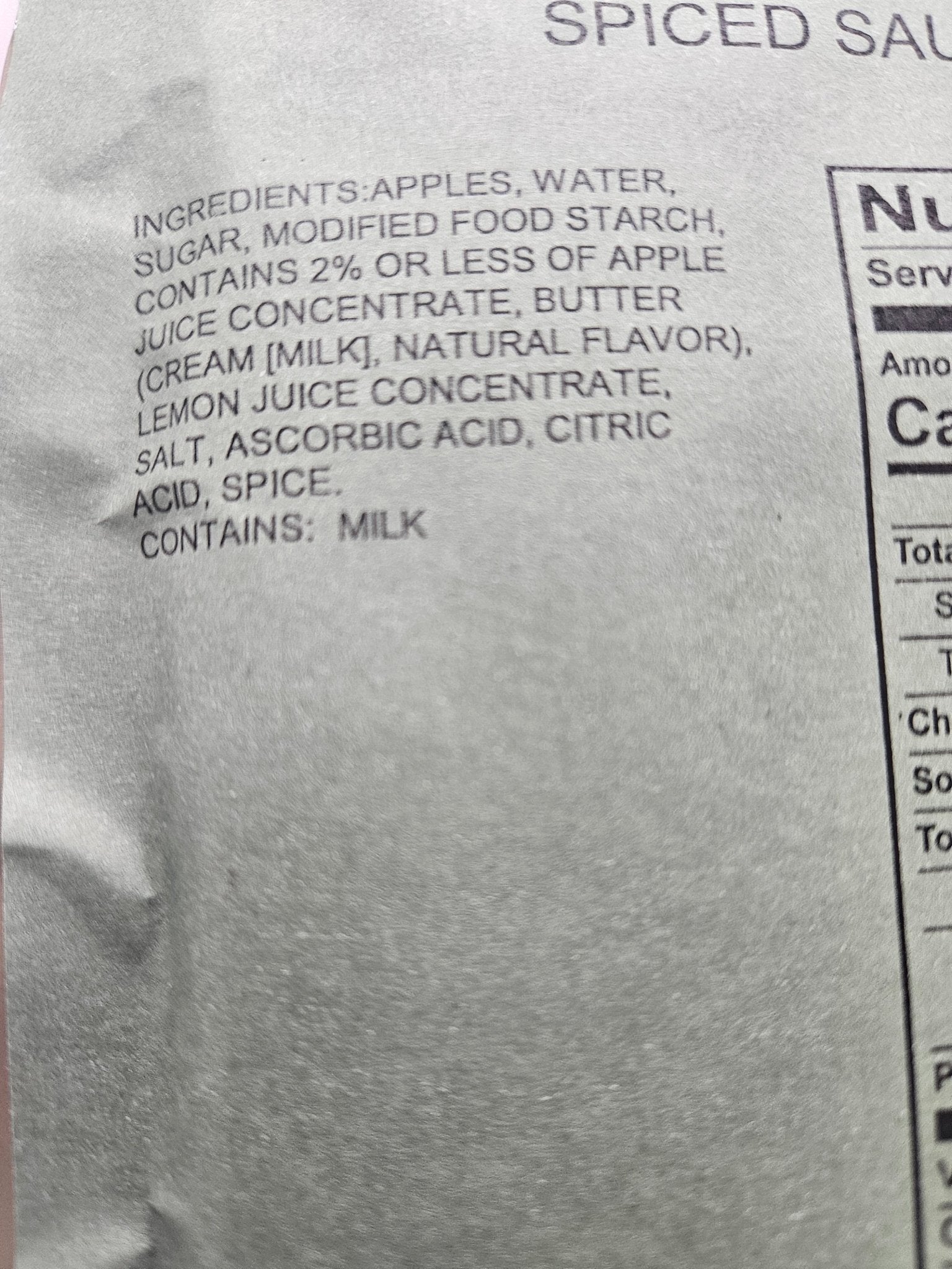 Dessert - Apple Pieces in Spiced Sauce - Epidemic Proof