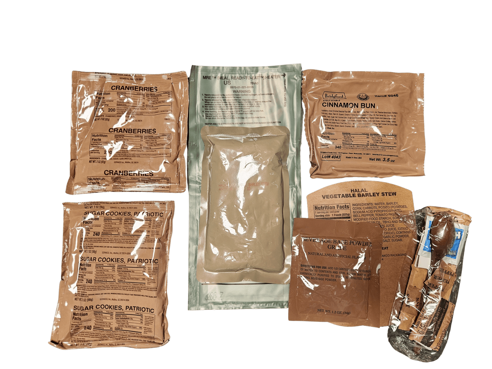 Halal MRE - Vegetable Barley Stew - Epidemic Proof