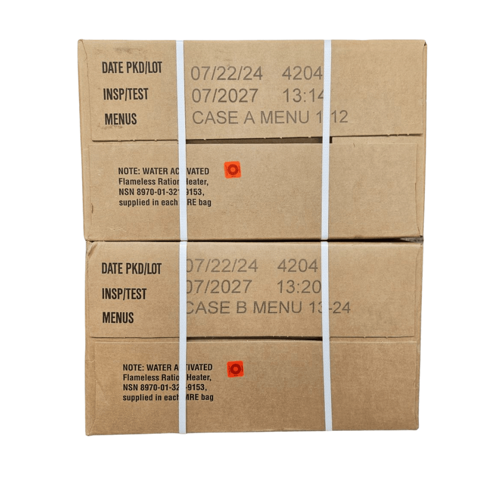 MRE Case A/B Combo [2027] | Military Rations in Stock Now – Epidemic Proof