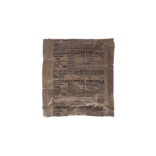 MRE Crackers - Cheddar Cheese Pretzels - Epidemic Proof