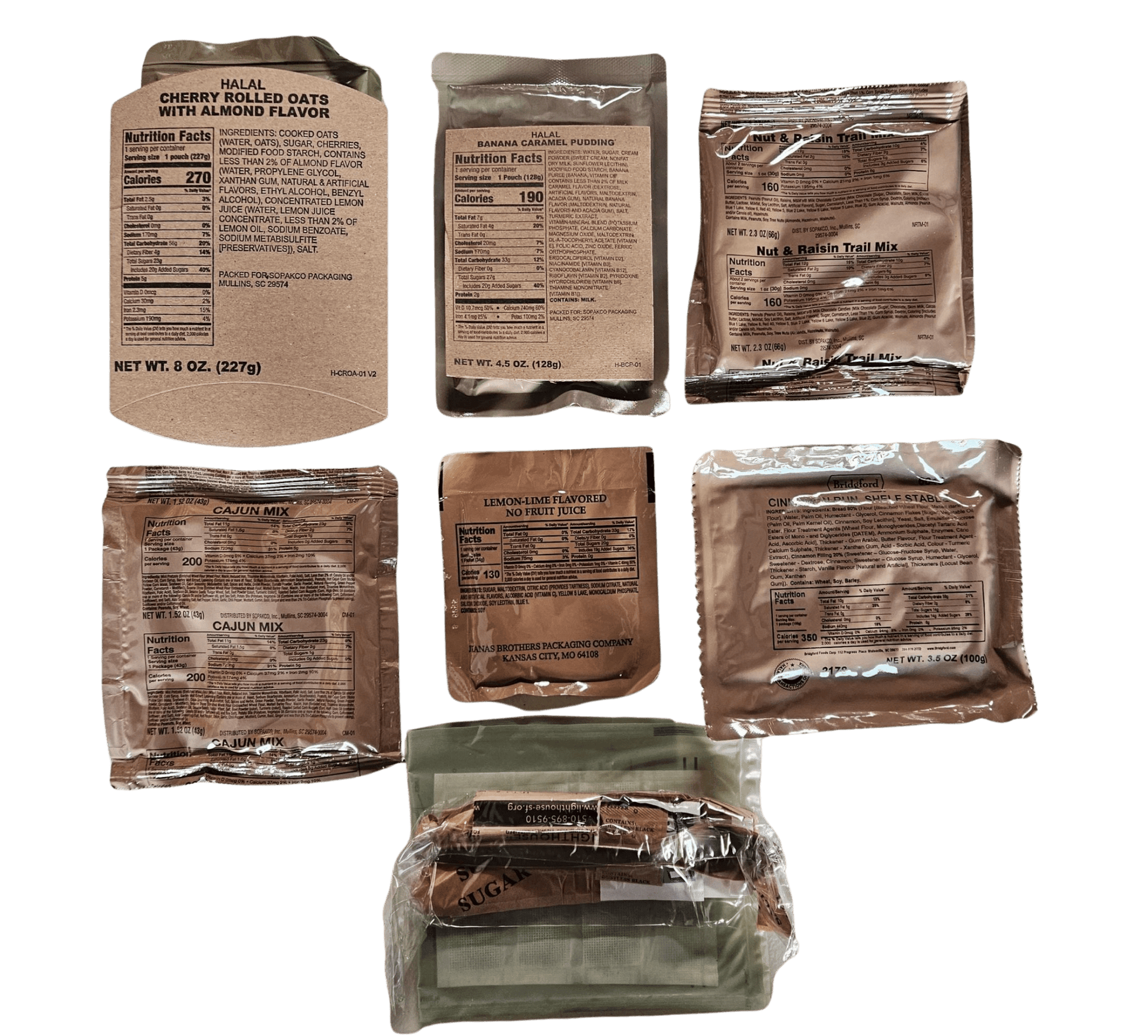 Halal MRE - Cherry Rolled Oats with Almond - Epidemic Proof