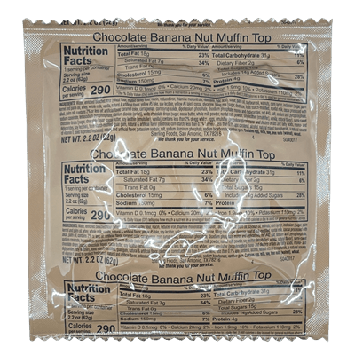 Muffin Top, Chocolate Banana Nut - Epidemic Proof