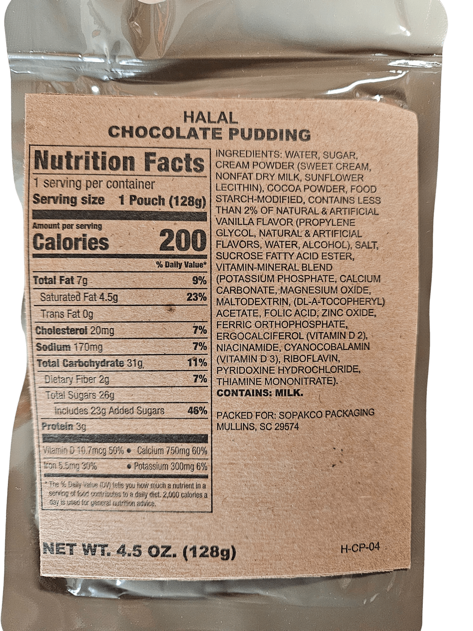 Halal MRE - Chicken Stew - Epidemic Proof