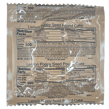 Pound Cake - Lemon Poppy Seed - Epidemic Proof