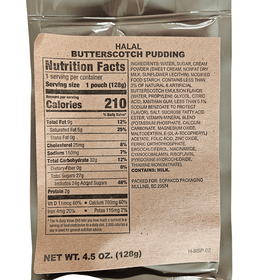 Halal MRE - Lentil Stew with Lamb - Epidemic Proof