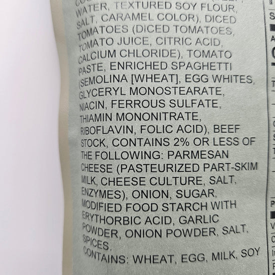 Entree - Spaghetti with Beef and Sauce - Epidemic Proof