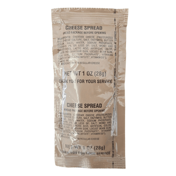 MRE Cheese Spread, Cheddar - Epidemic Proof