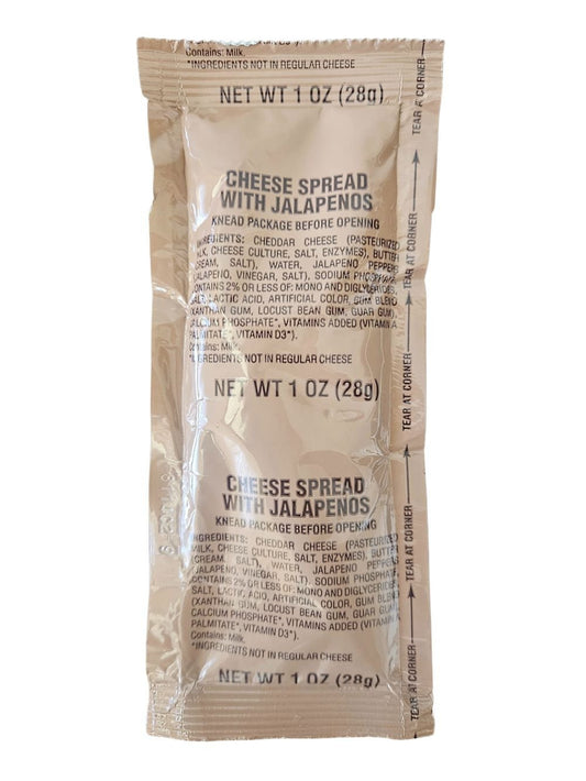 MRE Cheese Spread, Jalapeno Cheddar - Epidemic Proof