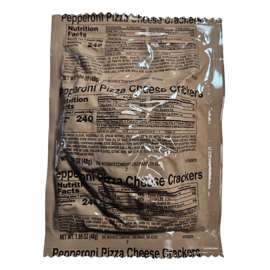 MRE Crackers - Pepperoni Pizza - Epidemic Proof