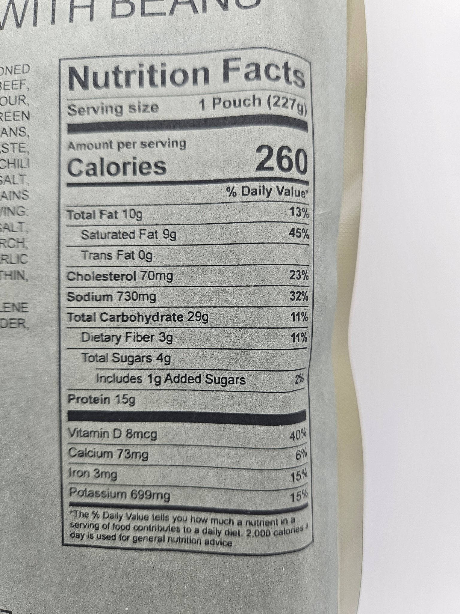 Entree - Chili with Beans - Epidemic Proof