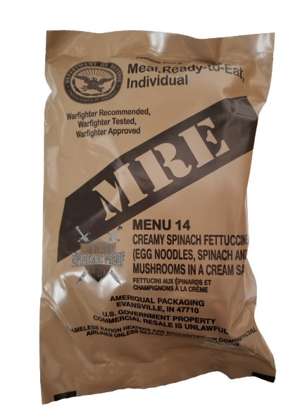 MRE - Spinach Fettuccine