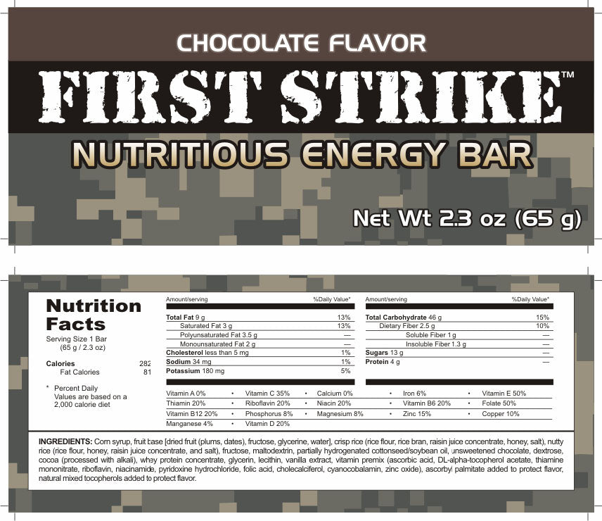 First Strike Bar - Chocolate - Epidemic Proof